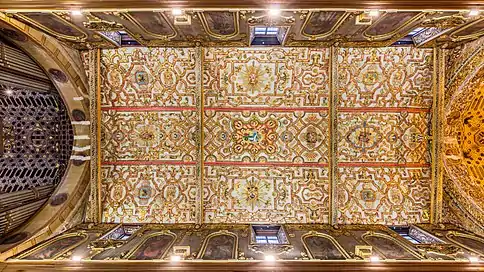 Detail of the ceiling.