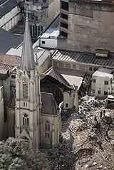 Evangelical Lutheran Church of São Paulo, which collapsed along with the Wilton Paes de Almeida building, at Largo do Paiçandu.