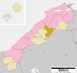 Location of Iinan