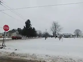 A snowed-over Ijamsville in December 2016.