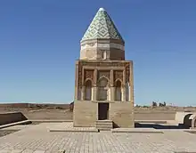 Mausoleum of Fakhr al-Din Razi or Il-Arslan in Kunya-Urgench, Turkmenistan, late 12th or early 13th century (Khwarazmian Empire period)