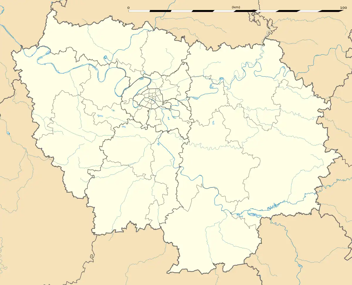 Meaux is located in Île-de-France (region)