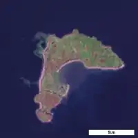Satellite photograph of Ile d'Aix