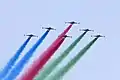 Flypast of the Azerbaijani Air Forces.