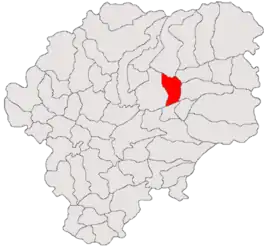 Location in Bistrița-Năsăud County