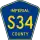County Road S34 marker
