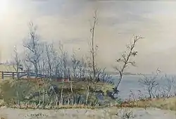 Impressionist Coastal Scene