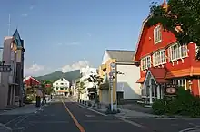 The Main Street of Kiyosato.