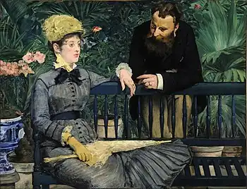 In the Conservatory, 1879, National Gallery, Berlin