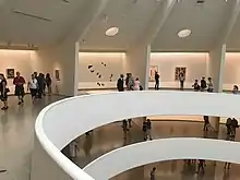 Interior view of the Guggenheim Museum