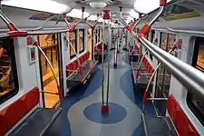 Interior of the Siemens-Emepa car