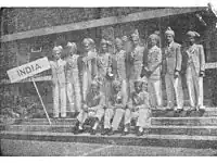 India cylists at the 1948 Olympics, London