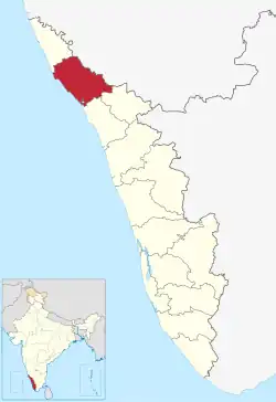 Location in Kerala