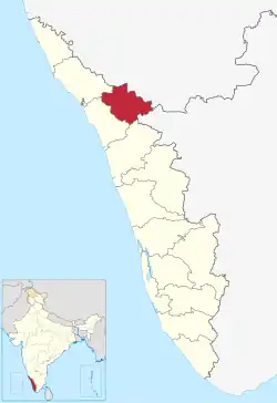 Location in Kerala