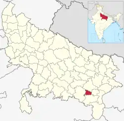 Location of Bhadohi