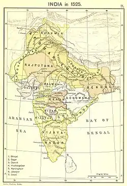 The Bengal Sultanate in 1525