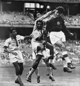 India national team playing against Australia at Olympic Park stadium, Melbourne in 1956 Olympics