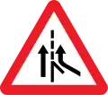 Merging traffic from right