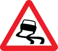 Slippery road