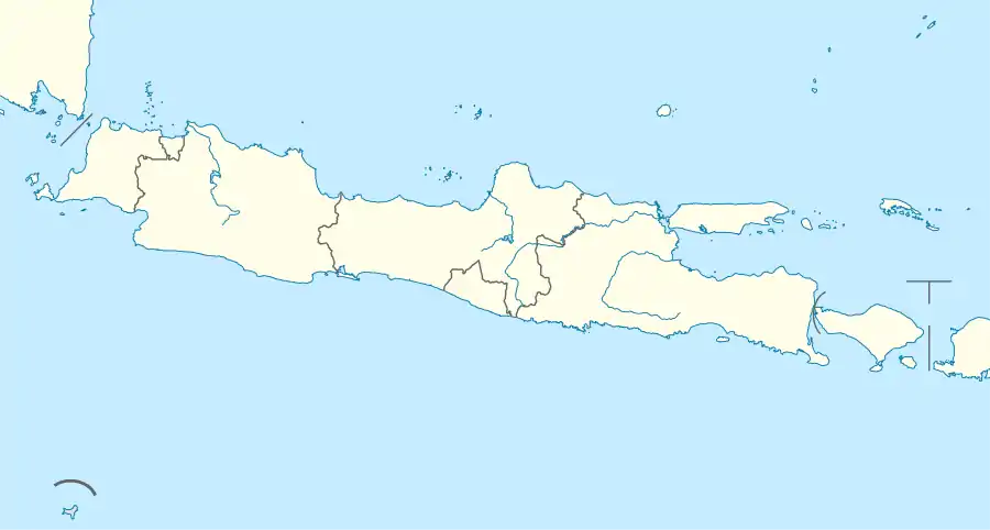 Sukabumi Regency is located in Java