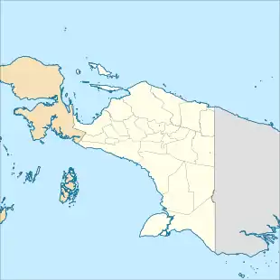 1976 Papua earthquake is located in Papua (province)