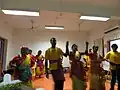 Indoor dance performance