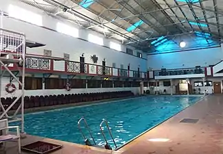 Indoor pool of the Calcutta Swimming Club