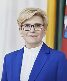 LithuaniaIngrida ŠimonytėPrime Minister of Lithuania