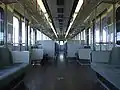 Train interior view