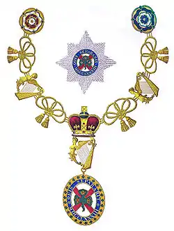 Collar of a Knight of the Order of St. Patrick(Ireland)