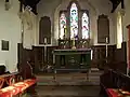 The chancel with high altar