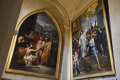 Paintings in the nave and choir