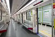 Interior of a B5 series train.