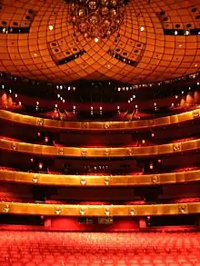 The auditorium, as seen from the stage in 2006