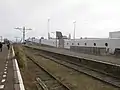 The train bay platforms at  Hoek van Holland Haven, 2017. Currently replaced by additional metro platforms.