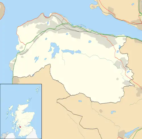 Cappielow is located in Inverclyde