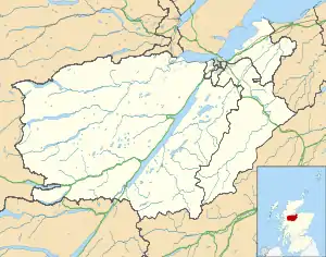 Achnaconeran is located in Inverness area