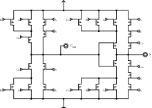 Full adder with inverted outputs with single-transistor carry propagation delay in CMOS