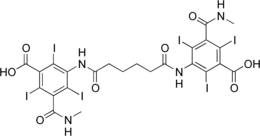 Skeletal formula of iocarmic acid