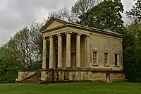 The Ionic Temple at the northern end of Rievaulx Terrace