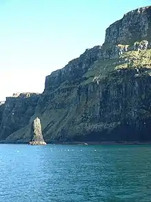 Cliffs at Iorcail on Canna