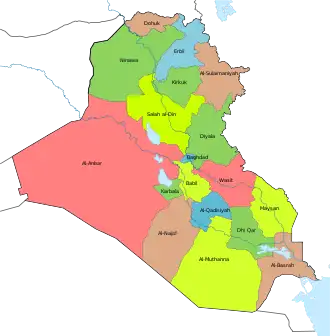 The original 18 governorates