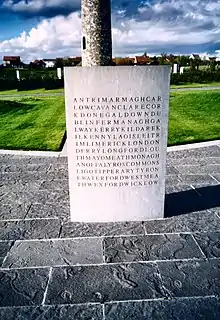 Island of Ireland Peace Park, Messines