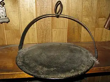 Traditional iron griddle