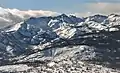 Iron Mountain's east aspect, seen from Mammoth Mountain.