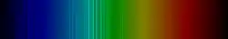 Color lines in a spectral range