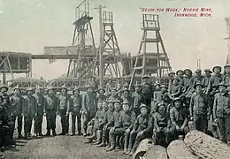 Miners at the Norrie Mine around 1905