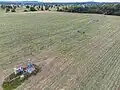 Irrigation Sprinkler in farm field