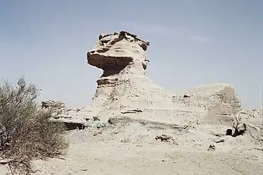 The Sphynx, wind-eroded rock formation