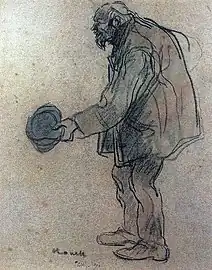 Drawing Captaire a París,1897